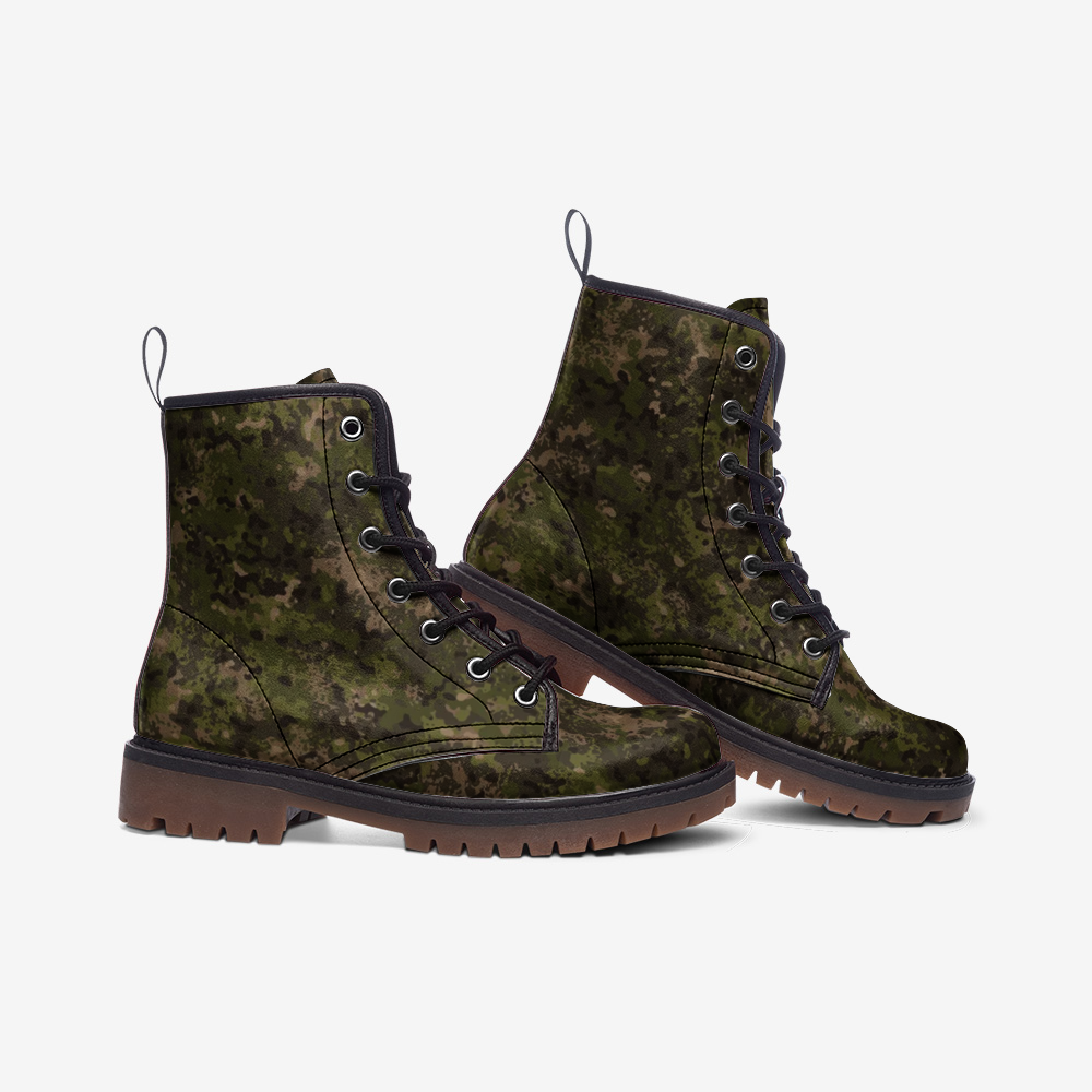 Hunting Brown Camo Boots | Lightweight Leather