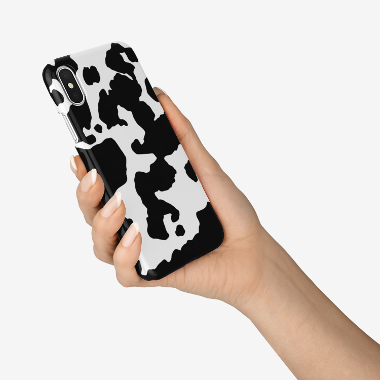 Camo Phone Case | iPhone | Black & White Camouflage