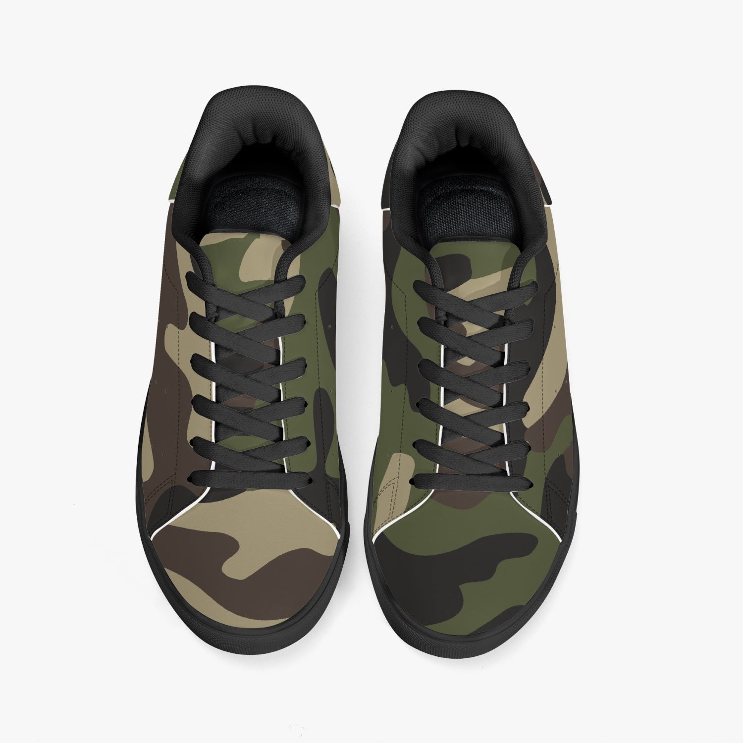 Camo Sneakers | Classic Low-Top Leather | Classic Green