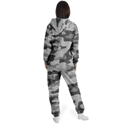 Camo Onesie | Digital Gray Camouflage