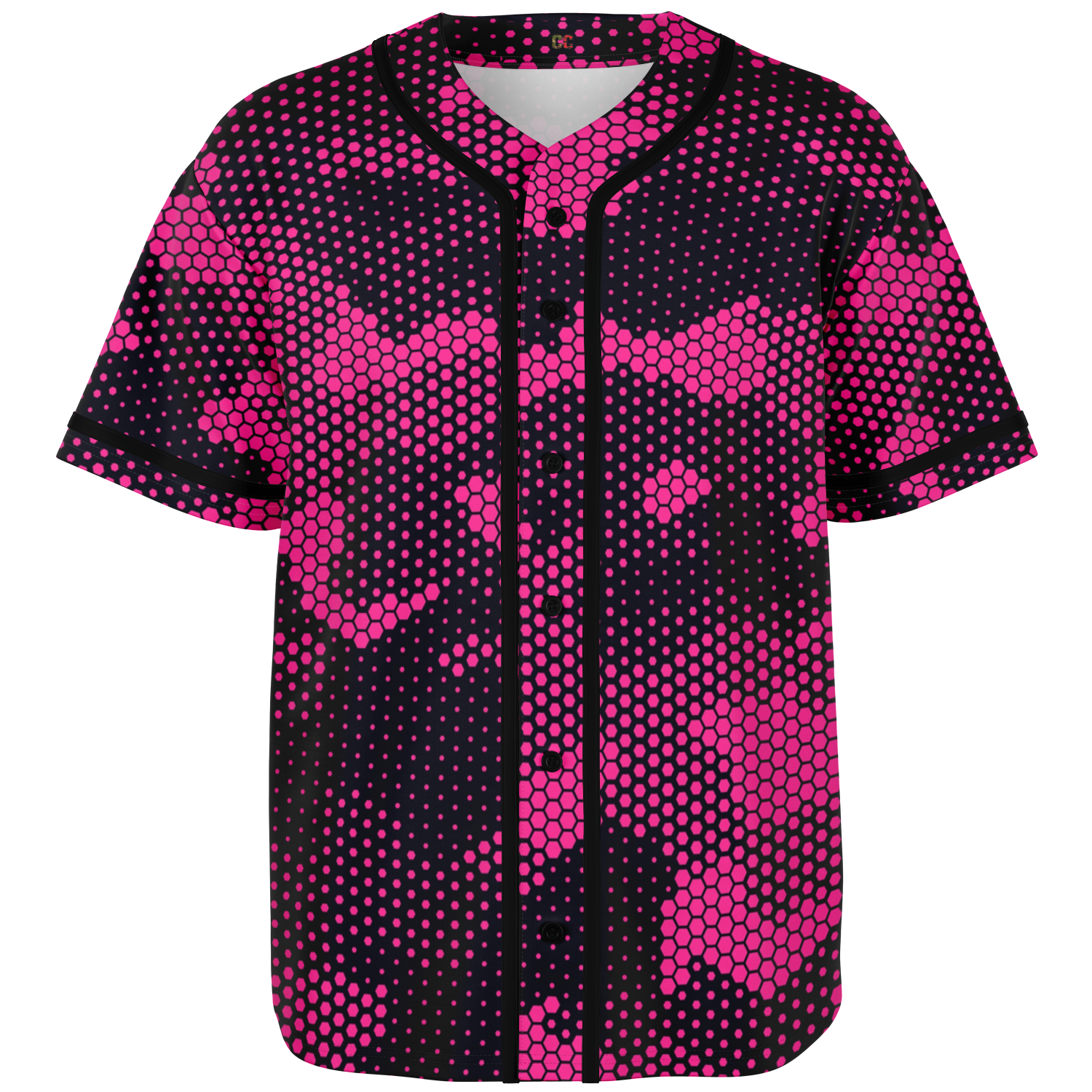 Camo Baseball Jersey | Pink Digital Camouflage