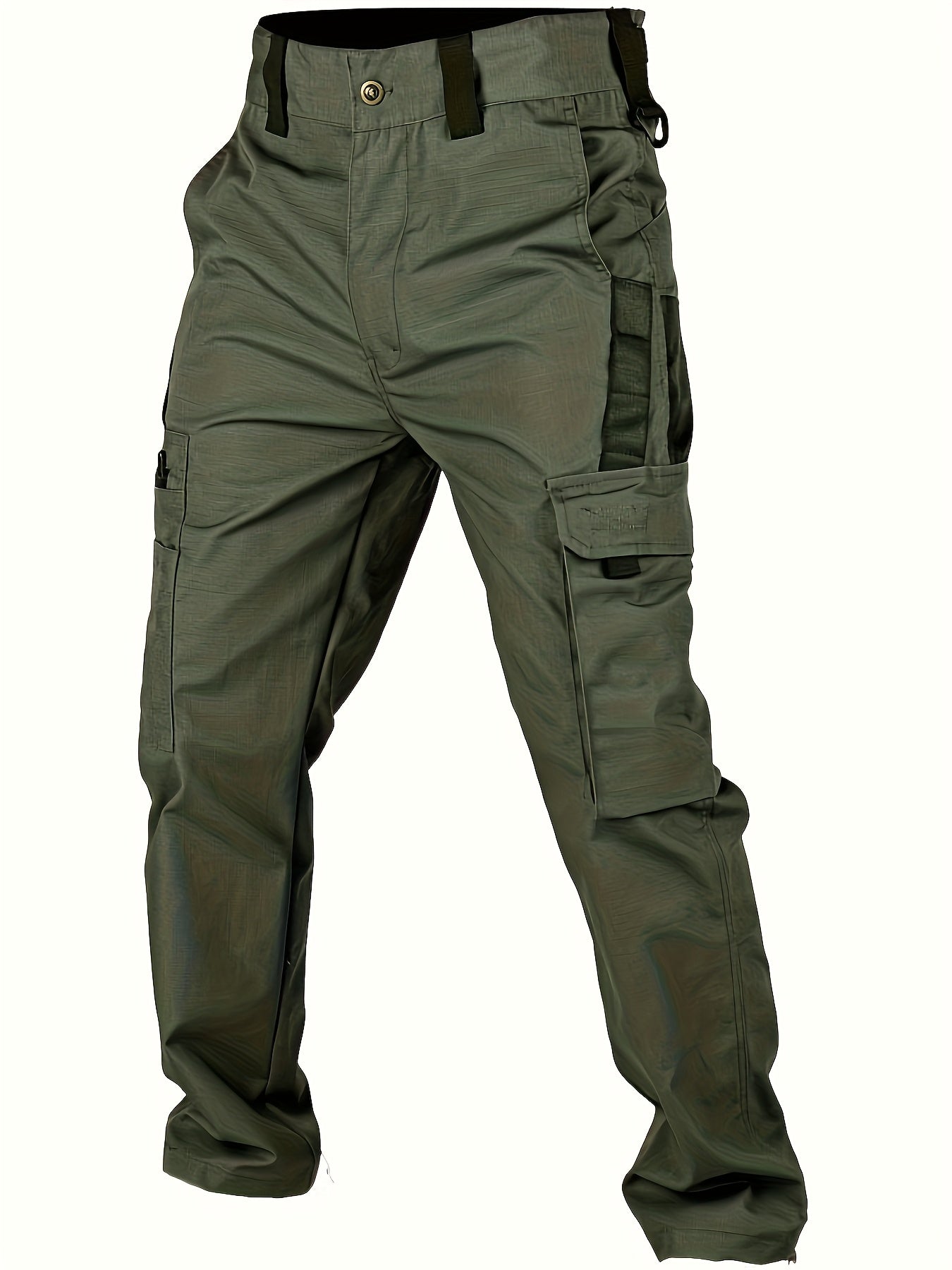 Men's Black Camo Cargo Pants | Cotton Blend