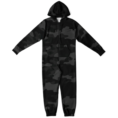 Camo Onesie | Black Camouflage