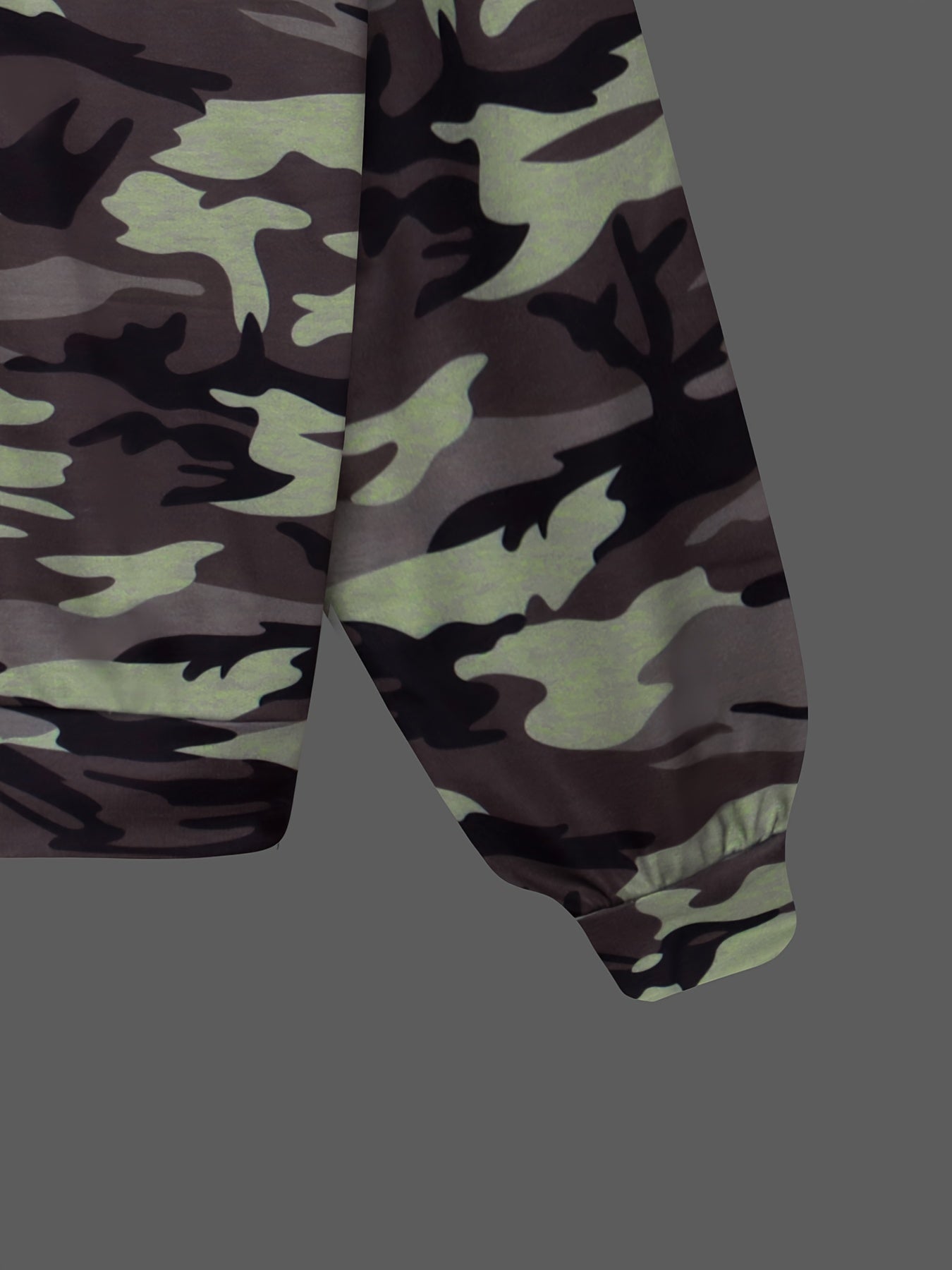 Women's Camo Print Sweatshirt | Mixed Color