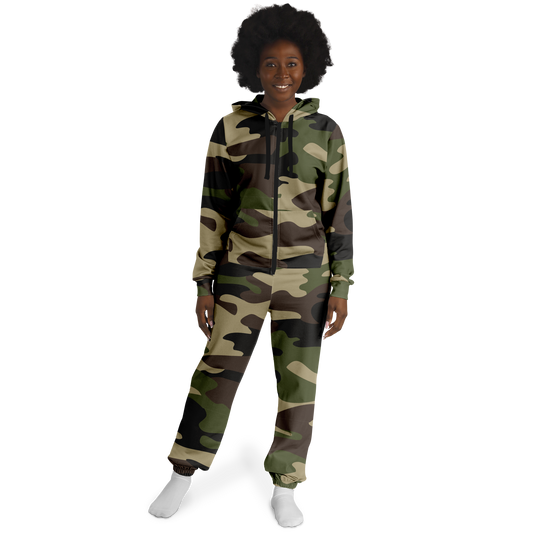 Camo Onesie | Classic Green Camouflage