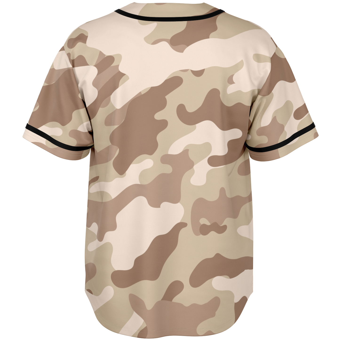 Camo Baseball Jersey | Brown Desert Camouflage