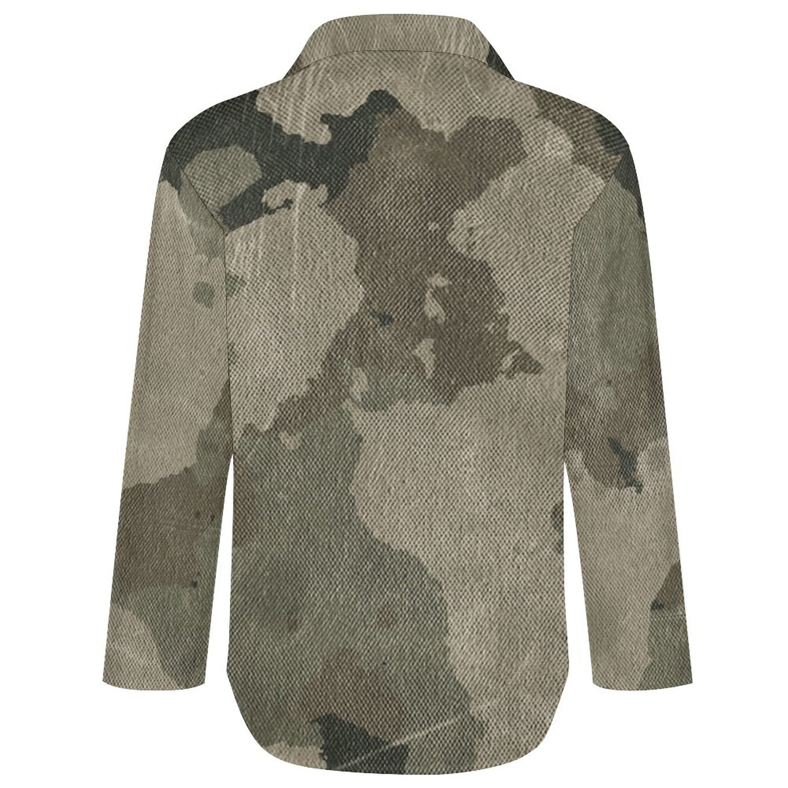 Women's Button-Up Camo Shirt | Dirty Brown