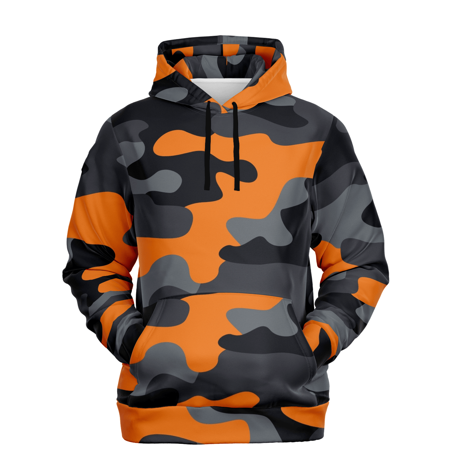 Orange camo hoodie mens hotsell