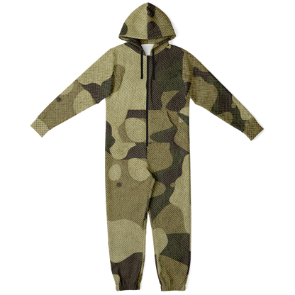 Camo Onesie | Green Fabric Camouflage