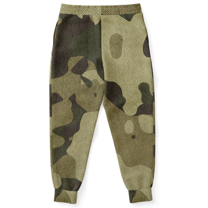 Camo Sweatpants | Unisex | Green Fabric Camouflage