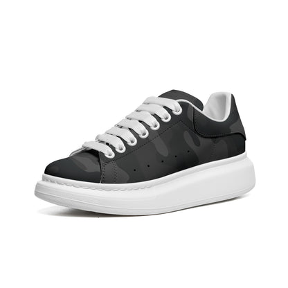 Oversized McQueen Sneakers | Black Camouflage