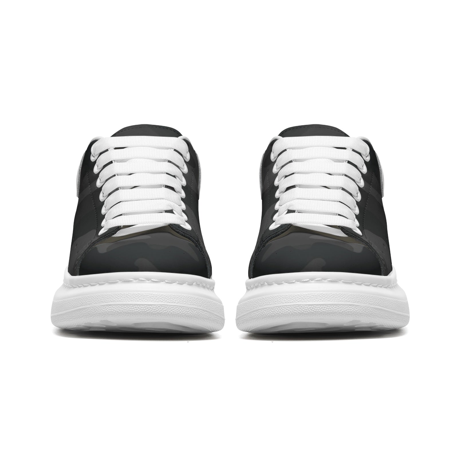 Oversized McQueen Sneakers | Black Camouflage