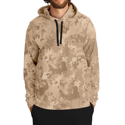 Brown Camo Hoodie | Pixel Digital Camouflage