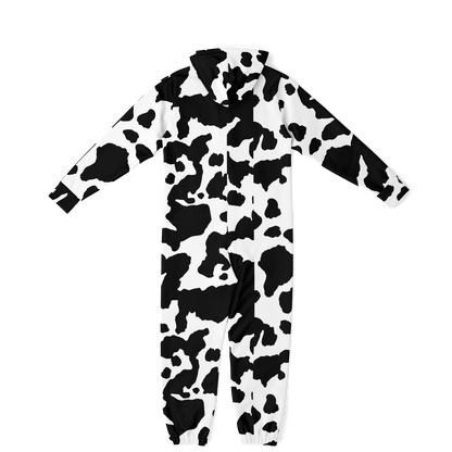 Camo Onesie | Black and White Camouflage Cow Print