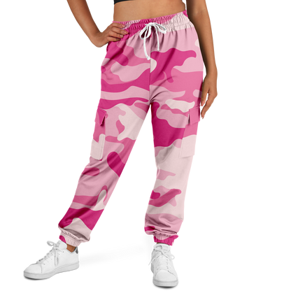 Camo Cargo Pants | Unisex | Lavender Pink Camouflage