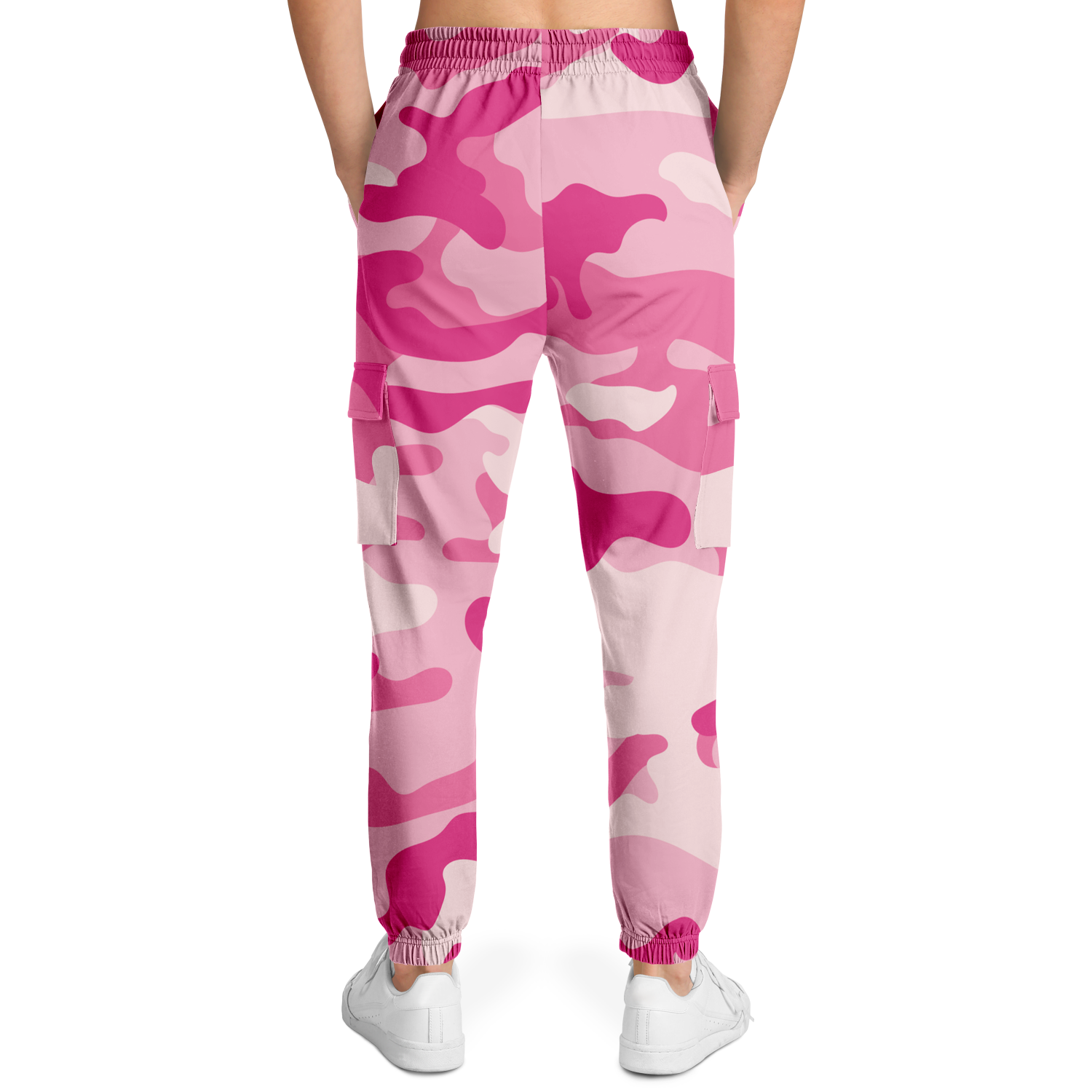 Camo Cargo Pants | Unisex | Lavender Pink Camouflage