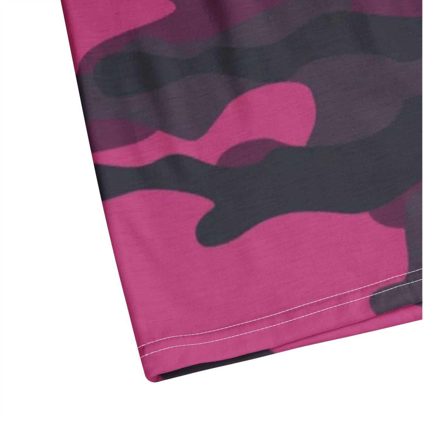 Pink Camo Golf Shirt | Mixed Onyx & Deep Blue Camouflage