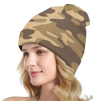 Camo Beanie | Khaki Camouflage