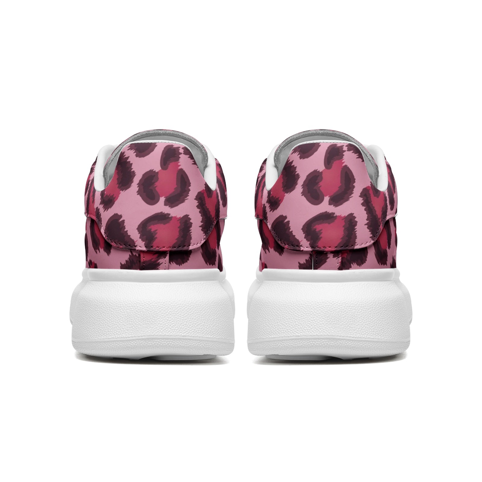 Leopard Sneakers | Oversized McQueens | Pink, Cherry & Black