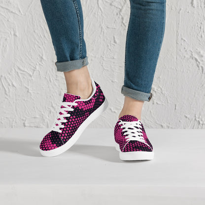 Camo Sneakers | Classic Low-Top Leather | Digital Pink