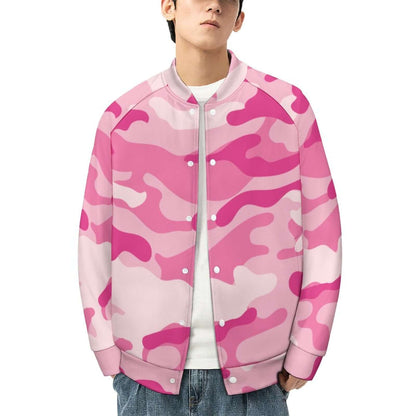 Men's Camo Jacket | Lavender Pink Camouflage