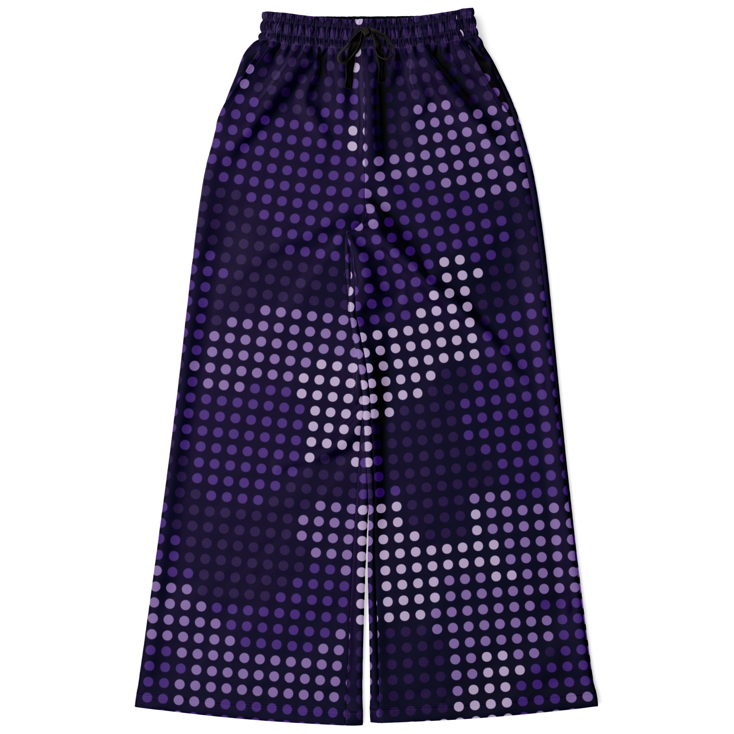 Camo Wide Leg Pants | Blue Led Screen Camouflage