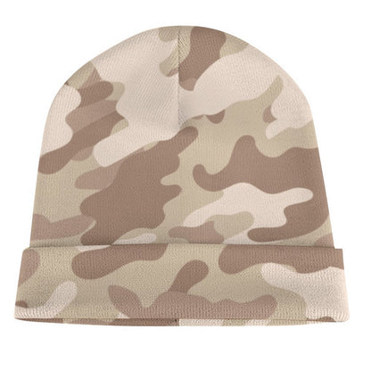 Camo Beanie | Desert Brown Camouflage