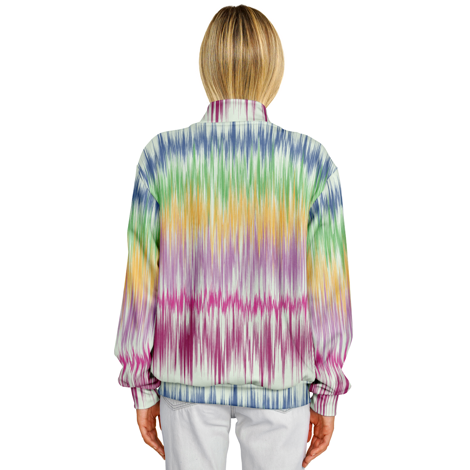 Baseball Jacket | Washed Digital Watercolor | Boho Camouflage