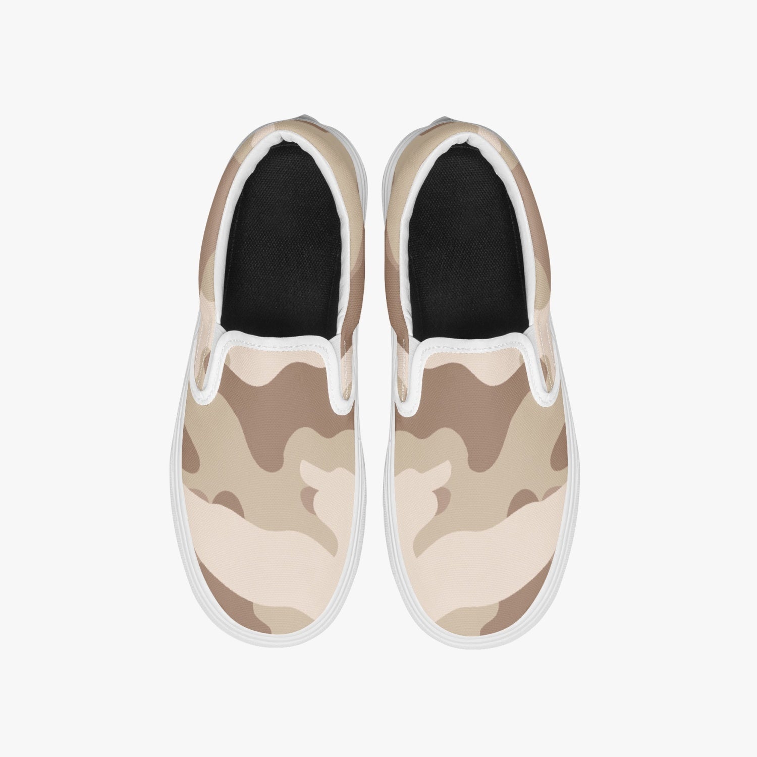 Camo Slip-On Shoes | Desert Brown Camouflage