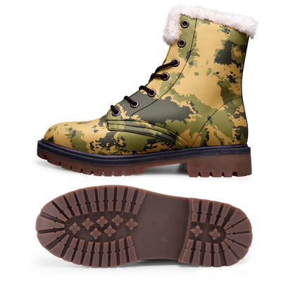 Snow Camo Boots | Desert Green Camouflage