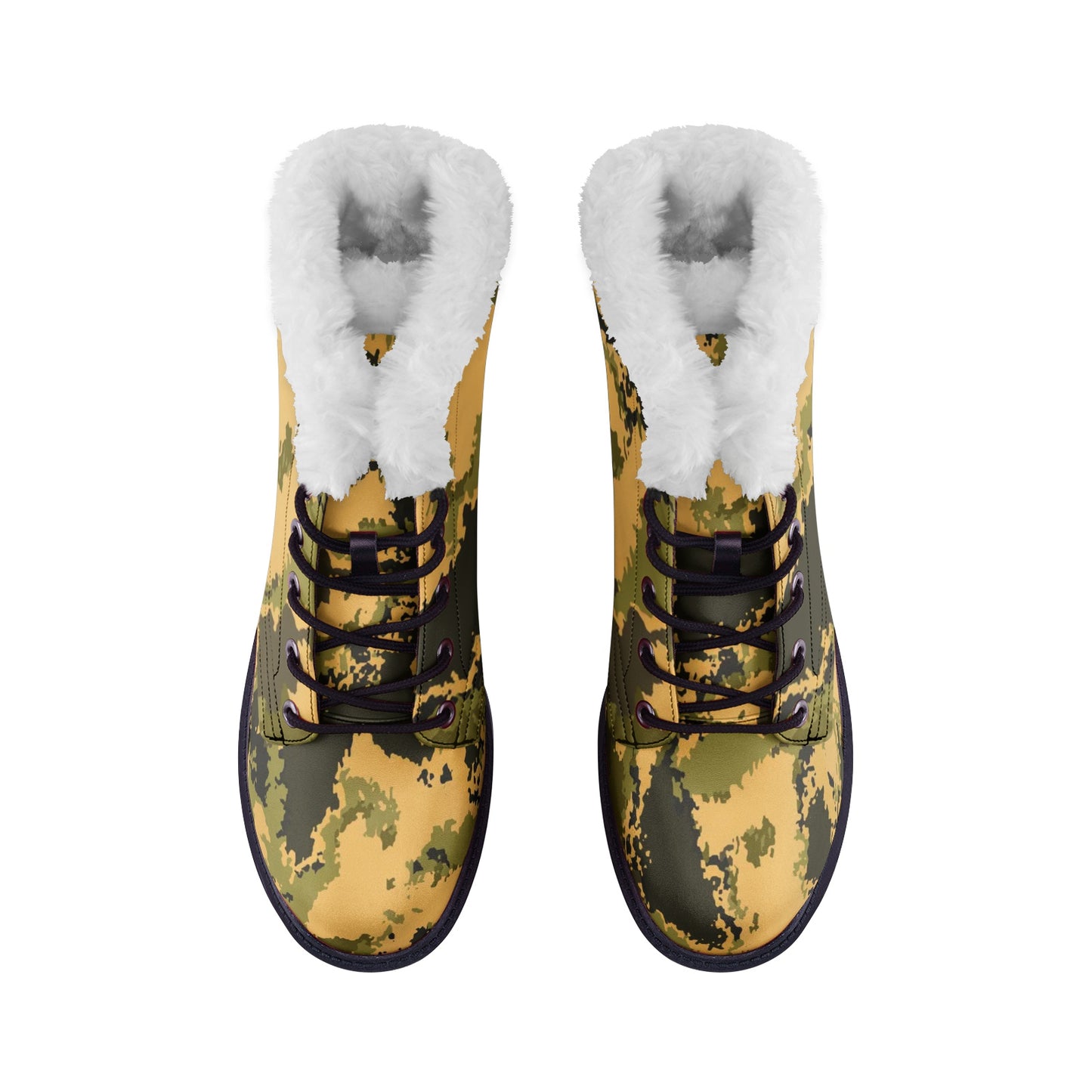 Snow Camo Boots | Desert Green Camouflage