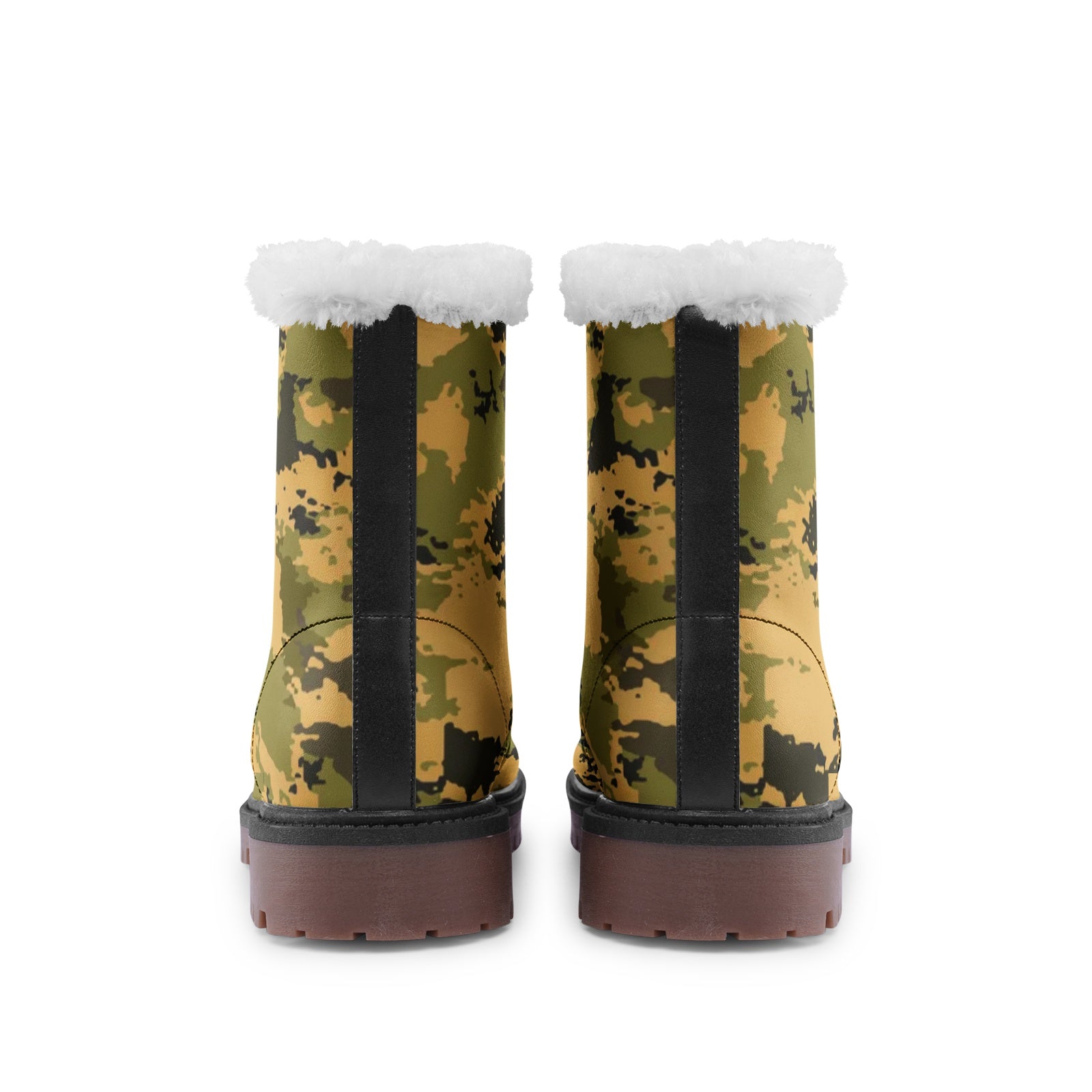 Snow Camo Boots | Desert Green Camouflage