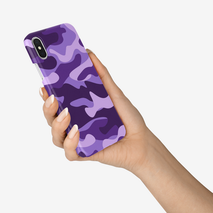 Camo Phone Case | iPhone | Purple & Blue Camouflage