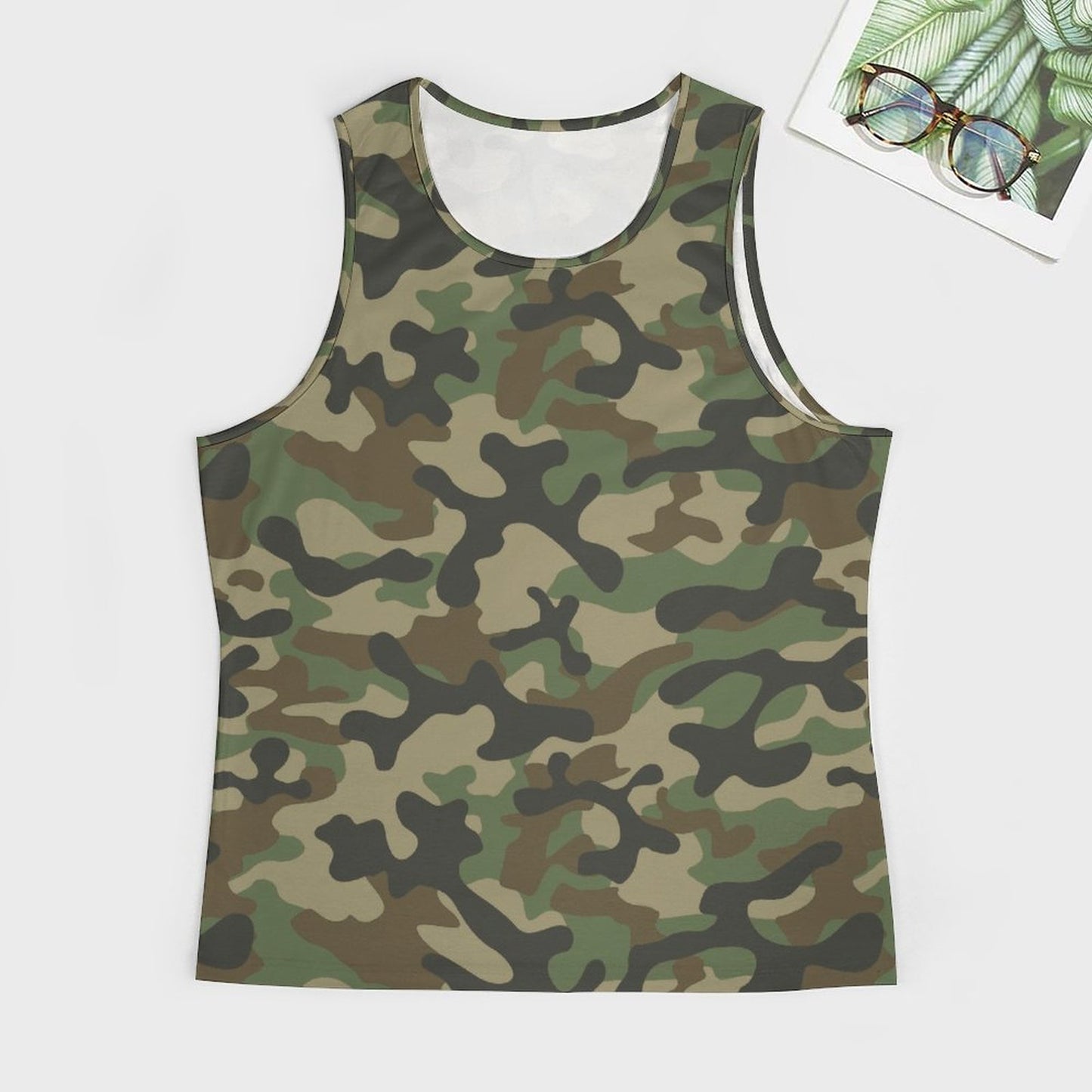 Camo Tank Top | Military Brown Camouflage