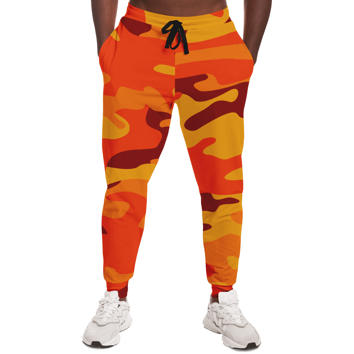 Camo Sweatpants | Unisex | Orange & Red