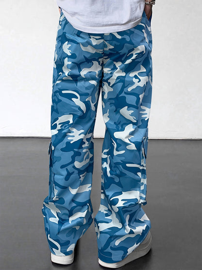 Men's Camo Cargo Pants | Loose Fit, Multi-Pocket Design