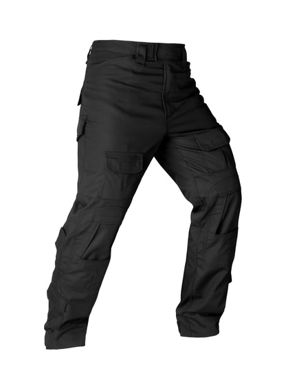 Men's Tactical Camo Cargo Pants | Non-Stretch | Black Khaki