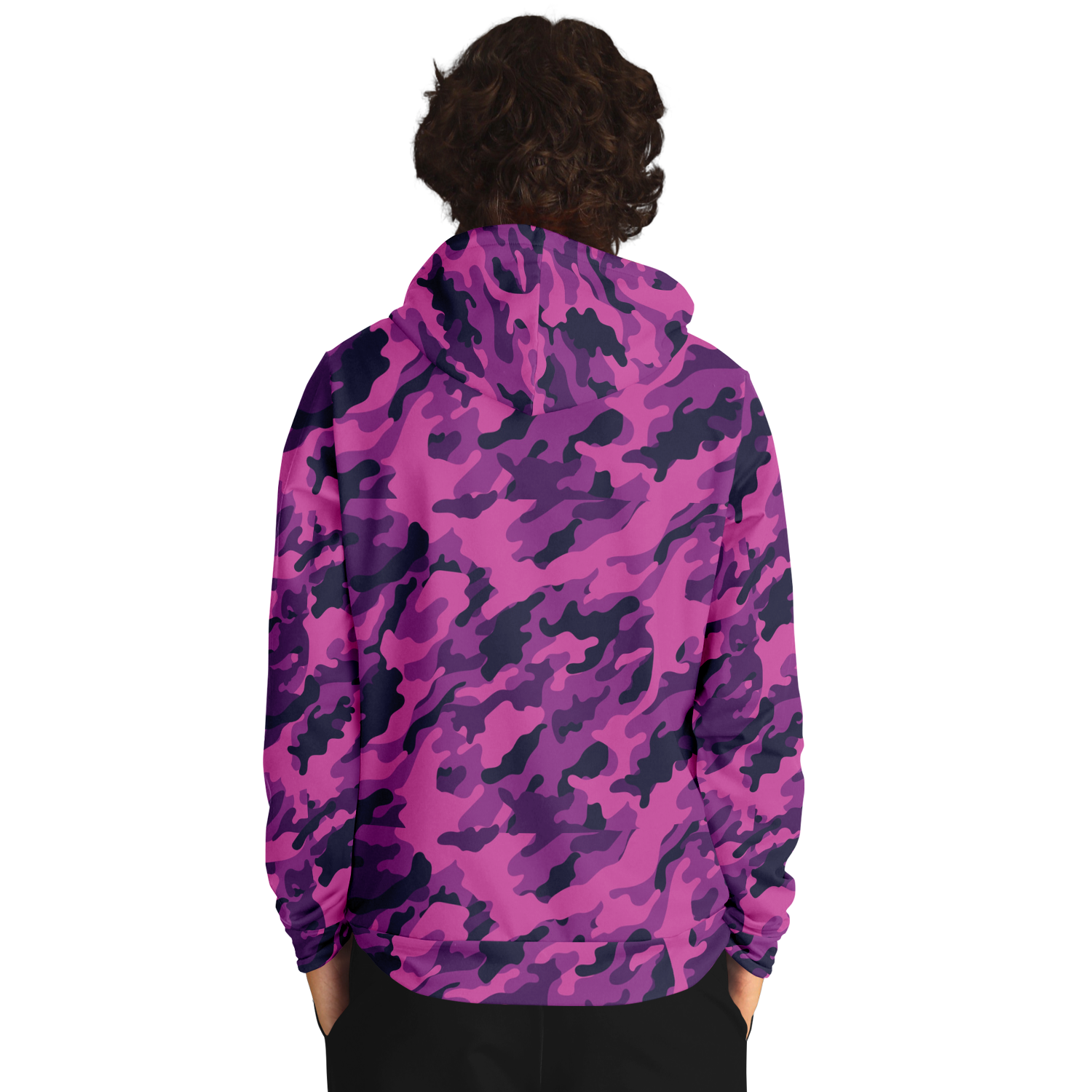 Shop Pink Camo Hoodie Blue Magenta Mixed Camouflage