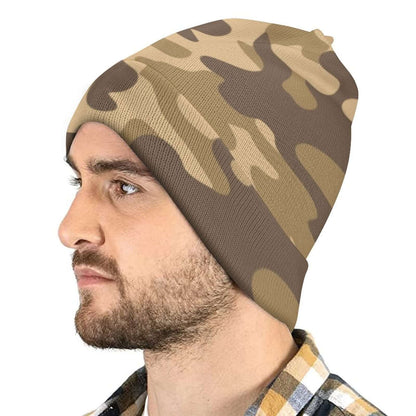 Camo Beanie | Khaki Camouflage