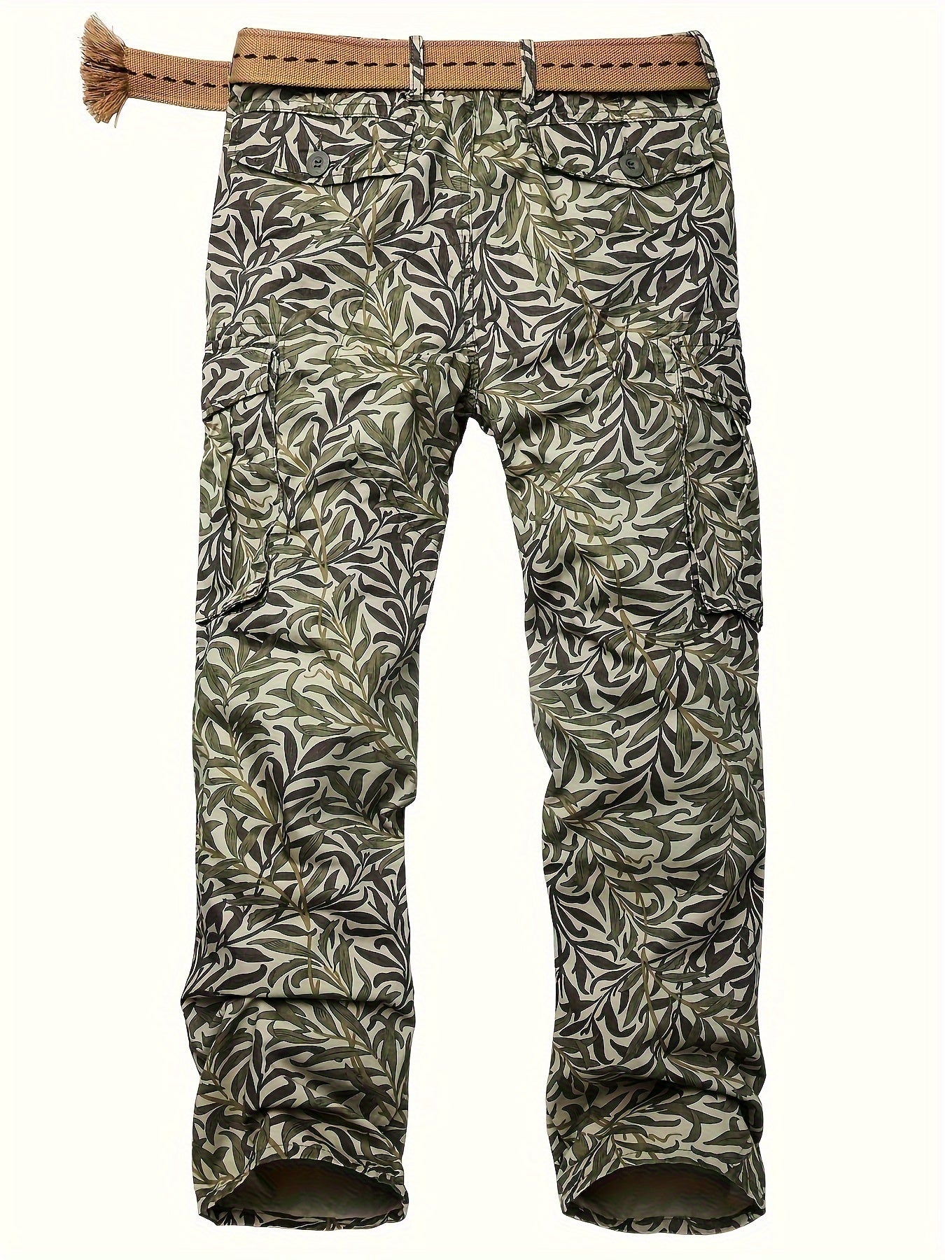 Men's Camo Cargo Pants | Grass Print