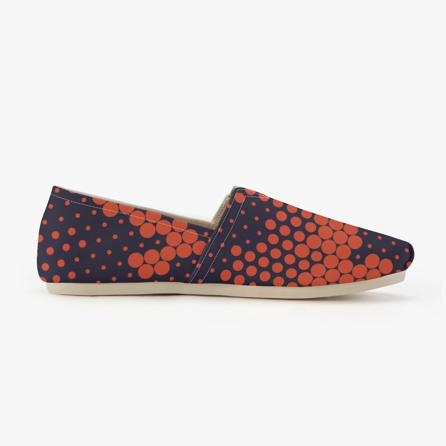 Camo Toms | Orange and Blue Digital Camouflage Canvas Shoes