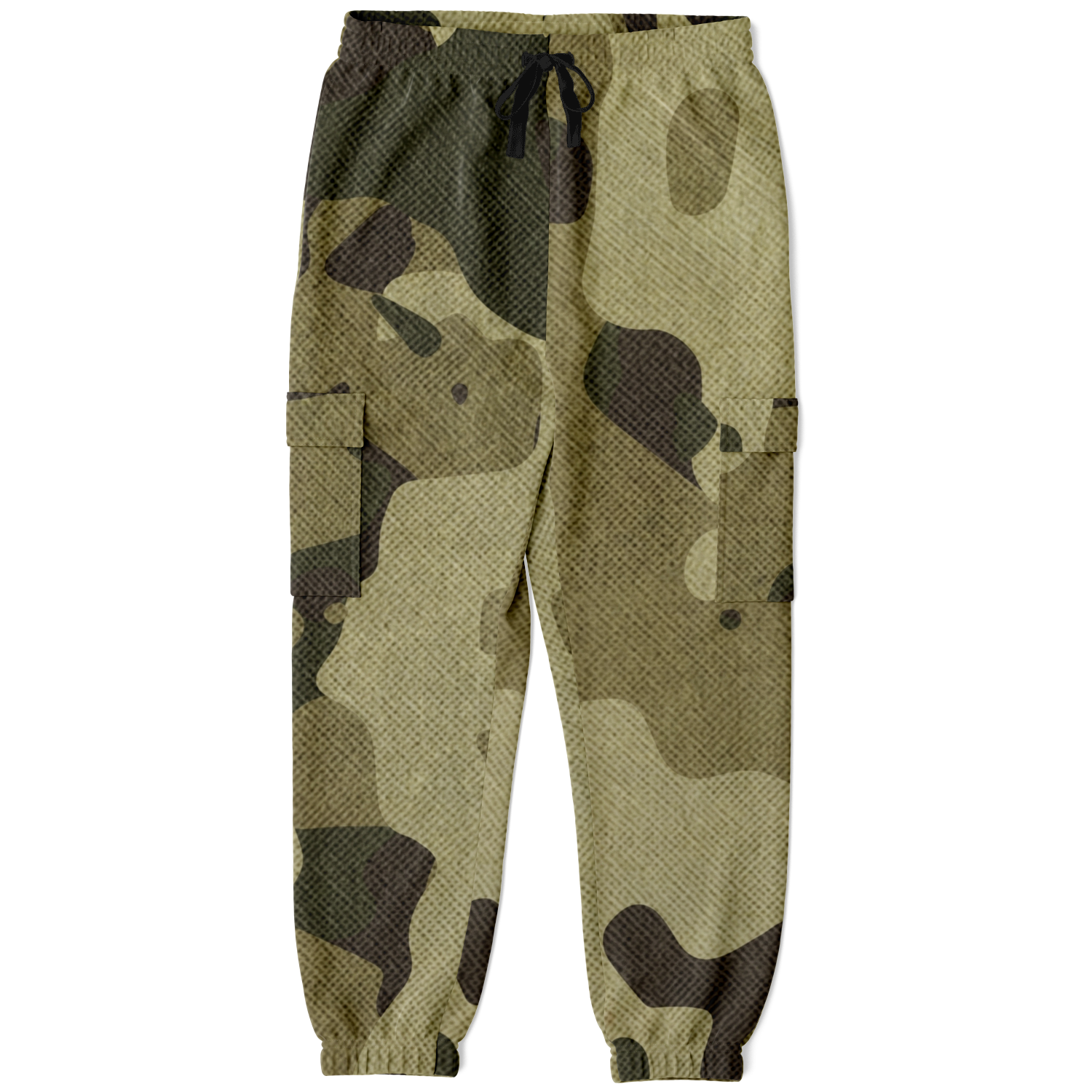 Camo Cargo Pants | Unisex | Green Fabric Camouflage