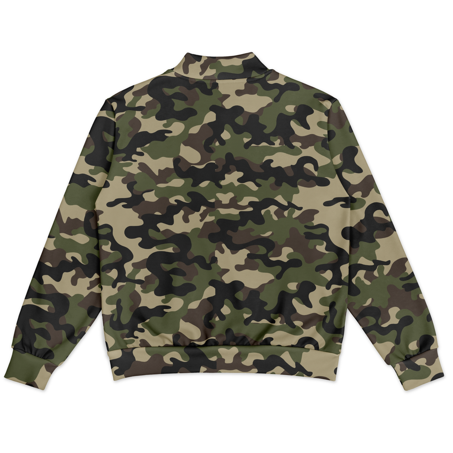 Military Brown Camo Jacket | Heavyweight Baseball Style