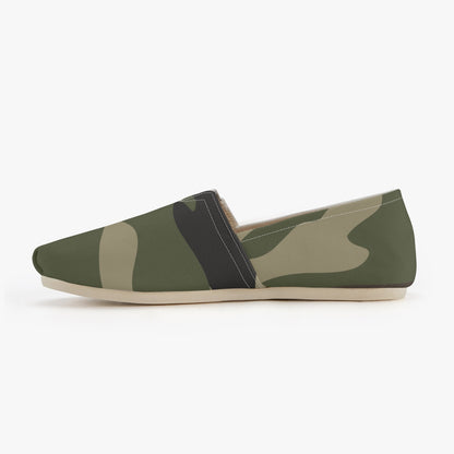 Camo Toms | Classic Green Camouflage Canvas Shoes