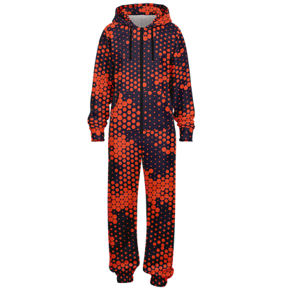 Camo Onesie | Orange and Blue Digital Camouflage