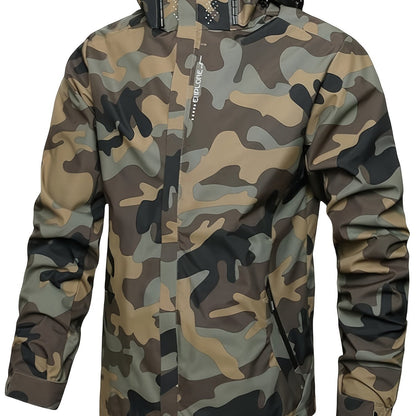 Men's Camo Windbreaker Jacket | Waterproof, Warm & Stylish