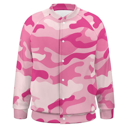 Men's Camo Jacket | Lavender Pink Camouflage