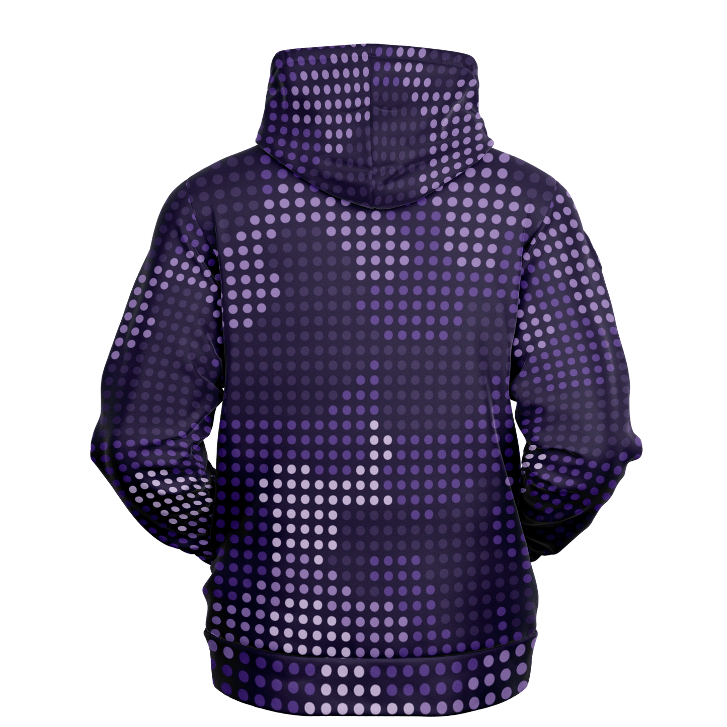 Camo Hoodie | Blue Led Screen Camouflage Pattern