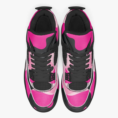 Camo Jordans AJ4 | Pink Candy, Black, & Cerise Camouflage