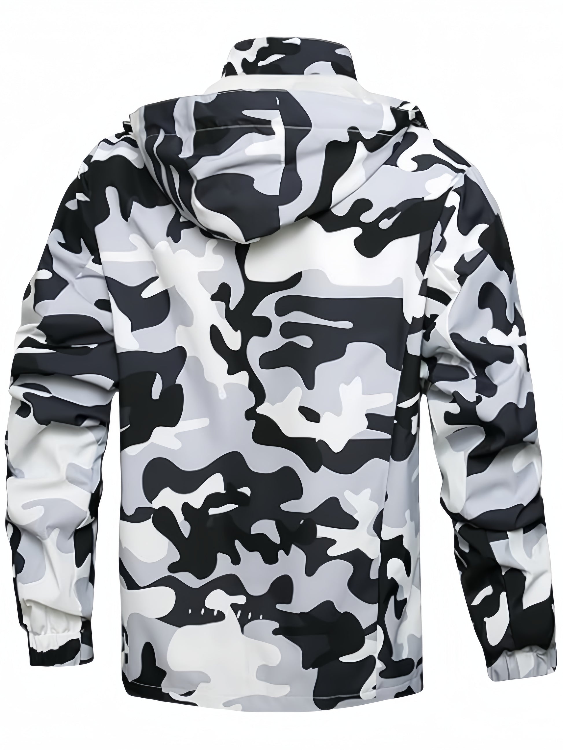 Men's Camo Windbreaker Jacket | Waterproof, Warm & Stylish